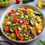 Summer Harvest Grilled Vegetable and Herb Quinoa Salad